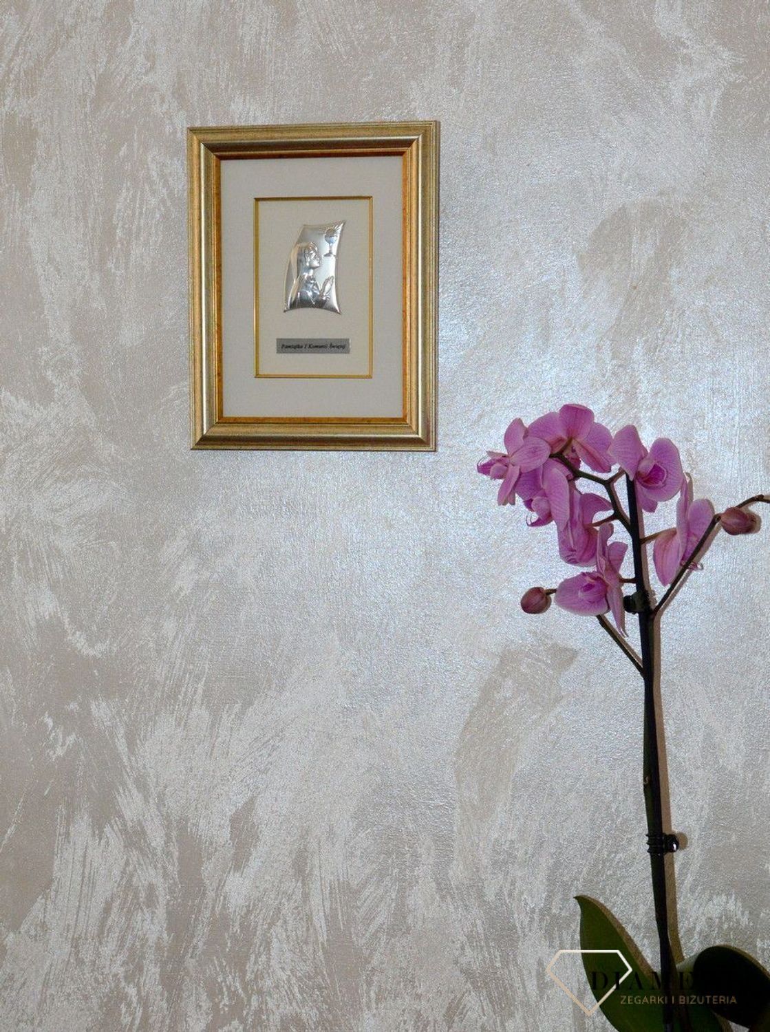 Piękny, srebrny obraz komunijny dla dziewczynki 35415751 RAM.jpg